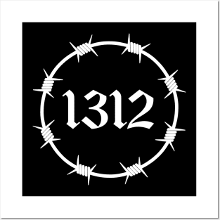 1312 (white) Posters and Art